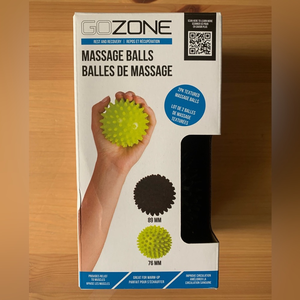 GoZone Textured Massage Balls Set